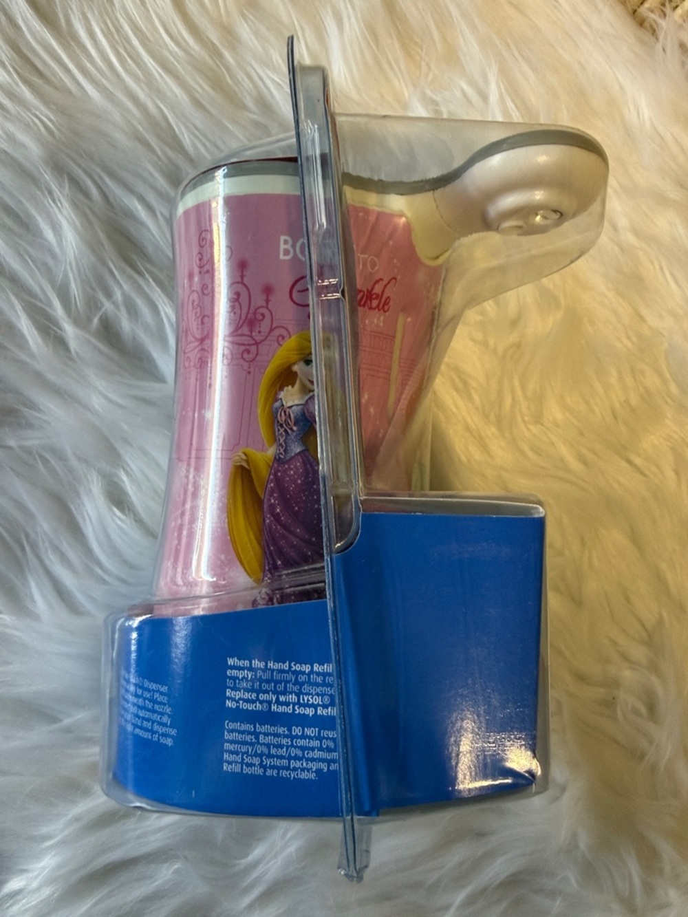 Disney Princess No-Touch Hand Soap Dispenser – Pink & Blue - Picture 2 of 6